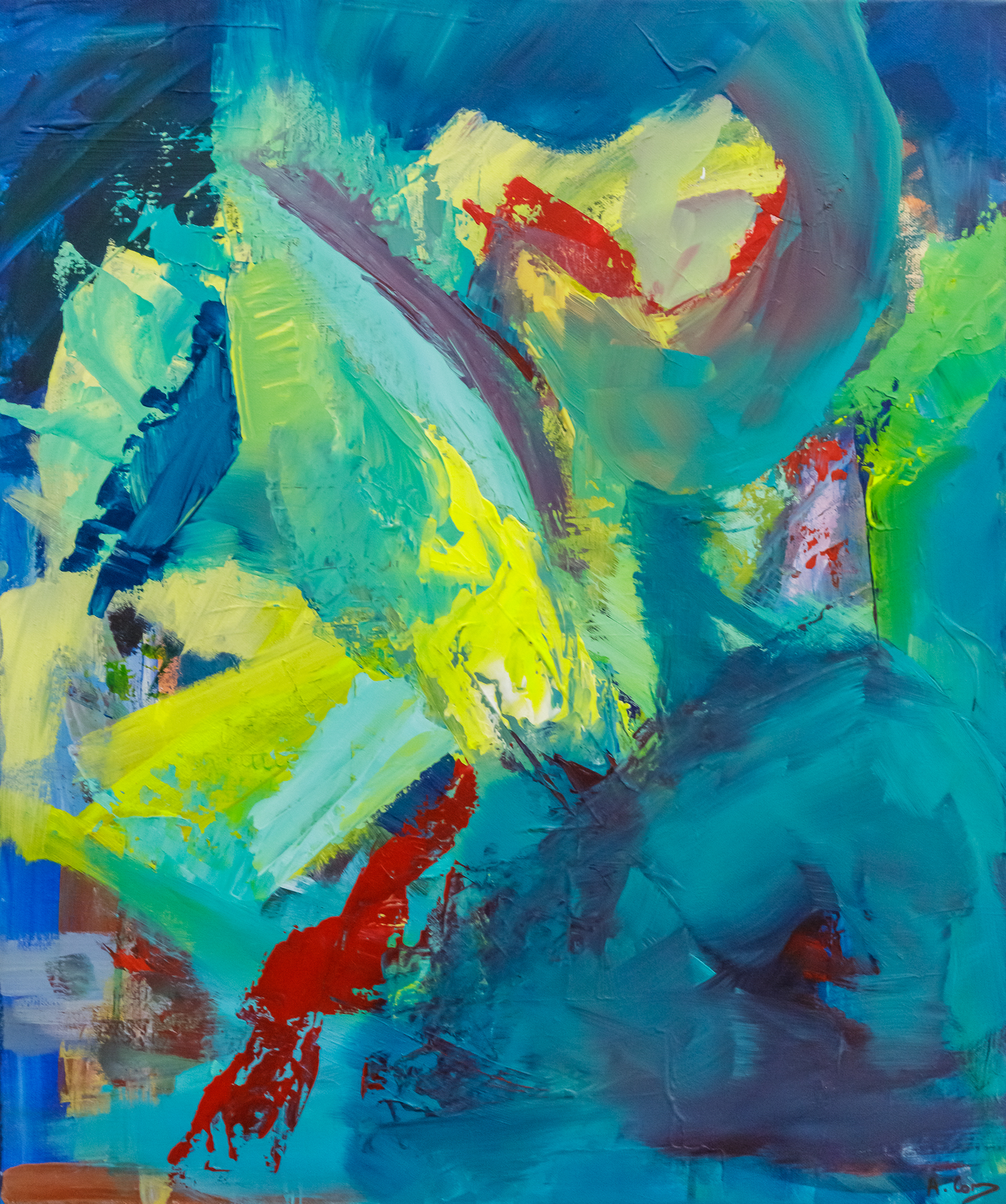 Wounded- Alia Corm - 50x60 cm
