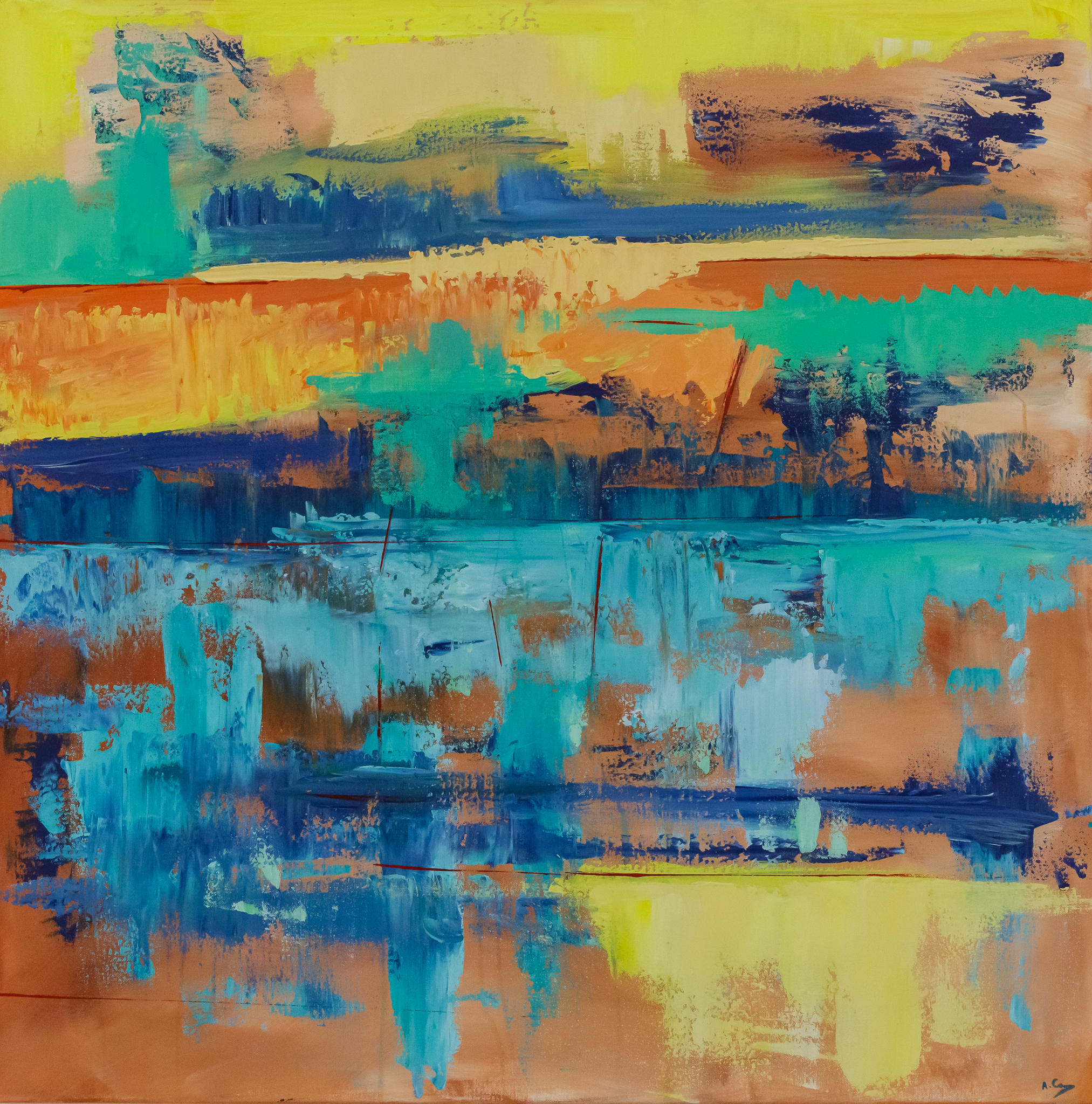 Alia Corm Salt lake - 100x100-Artists of Beirut